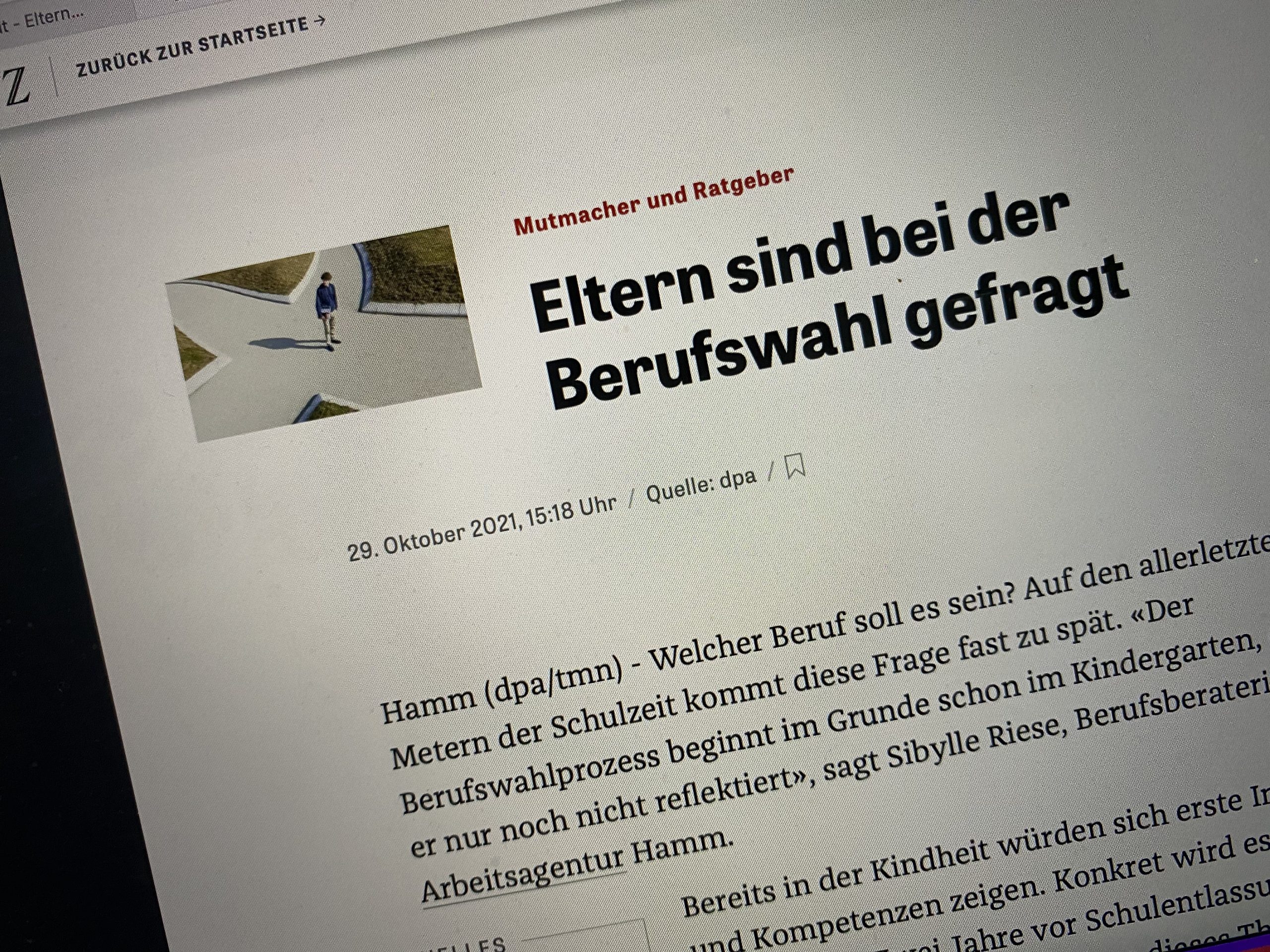 Zeitungsausschnitt